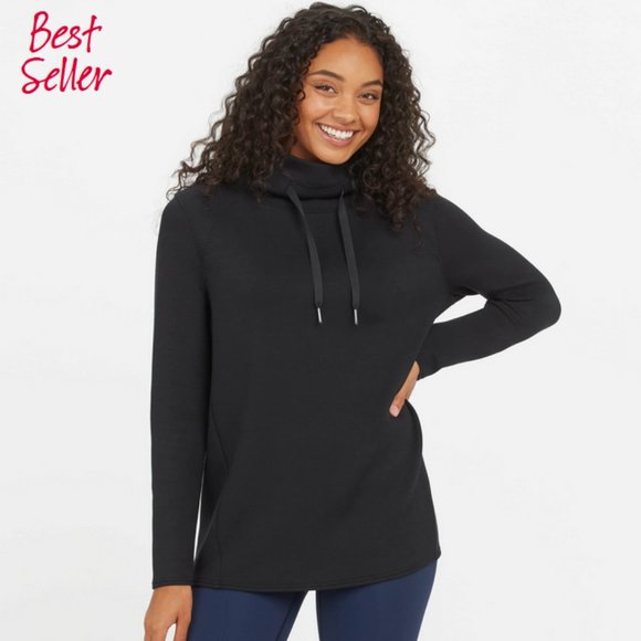 SPANX Tops - NEW SPANX AirEssentials ‘Got-Ya-Covered’ Pullover in Black Size XS NWT $118